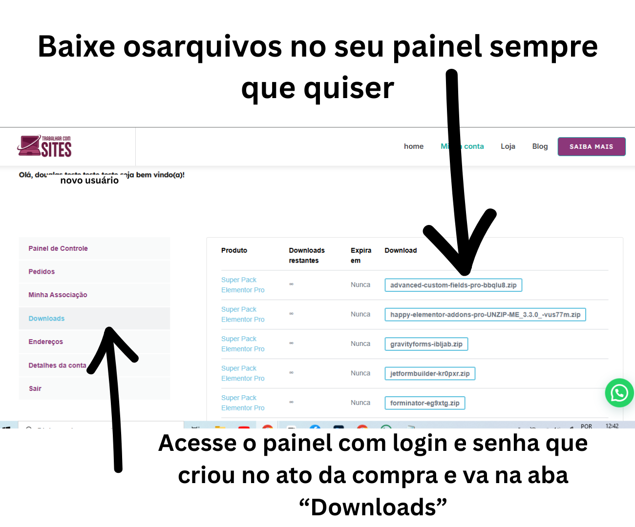 Arquivos do super pacj elementor pro