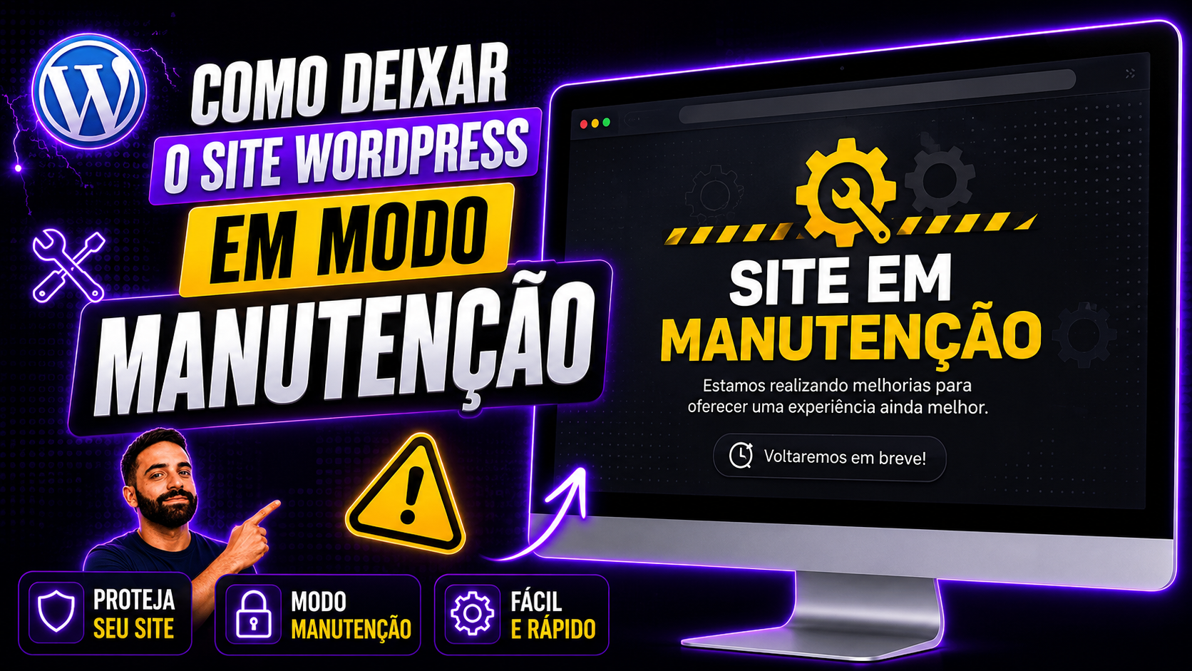 Como deixar seu site wordpress em modo manutenção