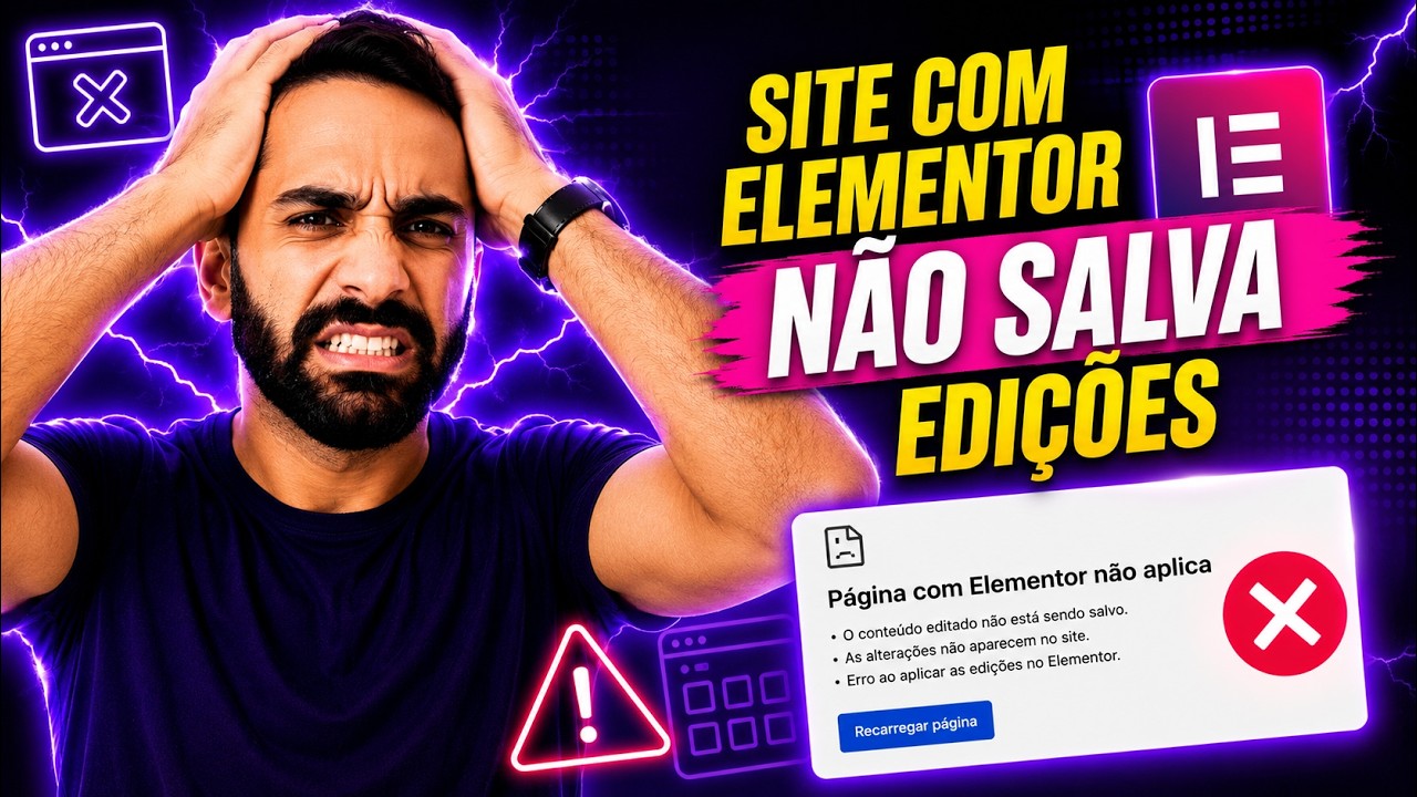 Site com elementor não salva alterações?